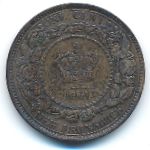 New Brunswick, 1 цент (1861 г.)