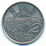 Argentina, 2 песо (2002 г.)