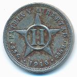 Cuba, 2 сентаво (1916 г.)