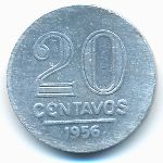 Brazil, 20 сентаво (1956 г.)