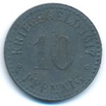 Кассель., 10 пфеннигов (1917 г.)