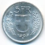 Швейцария, 5 франков (1967 г.)