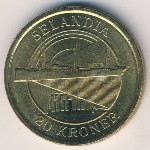 Denmark, 20 kroner, 2008