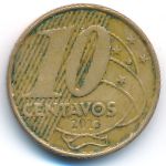 Brazil, 10 сентаво (2013 г.)