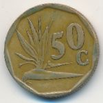 ЮАР, 50 центов (1995 г.)
