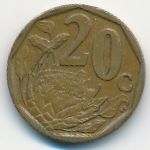 ЮАР, 20 центов (2004 г.)