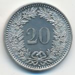 Швейцария, 20 раппенов (2012 г.)
