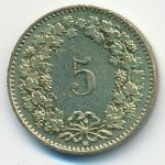 Швейцария, 5 раппенов (2012 г.)