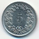 Швейцария, 5 раппенов (1964 г.)