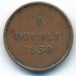 Гернси, 1 дубль (1830 г.)