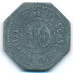 Дуйсбург., 10 пфеннигов