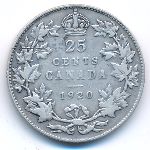Канада, 25 центов (1920 г.)