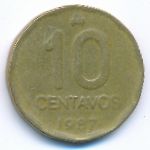 Аргентина, 10 сентаво (1987 г.)