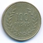 Колумбия, 100 песо (1993 г.)