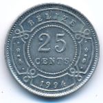 Белиз, 25 центов (1994 г.)