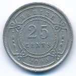 Белиз, 25 центов (2000 г.)
