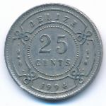 Белиз, 25 центов (1994 г.)