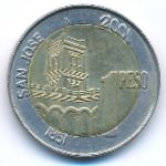 Аргентина, 1 песо (2001 г.)