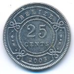 Белиз, 25 центов (2003 г.)