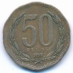 Чили, 50 песо (1999 г.)