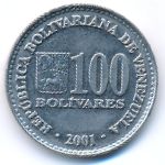 Венесуэла, 100 боливар (2001 г.)