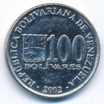 Венесуэла, 100 боливар (2002 г.)