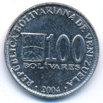 Венесуэла, 100 боливар (2004 г.)