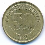 Аргентина, 50 сентаво (1998 г.)