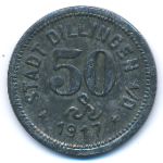 Диллинген-на-Дунае., 50 пфеннигов (1917 г.)