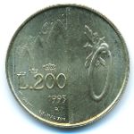 Сан-Марино, 200 лир (1993 г.)