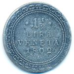 Венеция, 1 1/2 лиры (1802 г.)