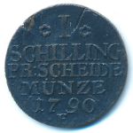 Пруссия, 1 шиллинг (1790 г.)