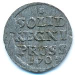Пруссия, 1 солид (1707 г.)