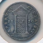 Ватикан, 1 гроссо (1750 г.)