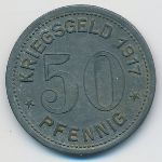 Вальд., 50 пфеннигов (1918 г.)