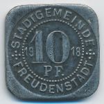 Фройденштадт., 10 пфеннигов (1918 г.)