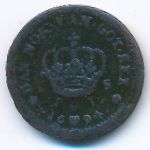 Норвегия, 1/2 скиллинга (1694 г.)