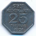 Мюльхайм., 25 пфеннигов (1921 г.)