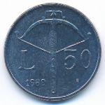 Сан-Марино, 50 лир (1989 г.)
