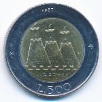Сан-Марино, 500 лир (1987 г.)