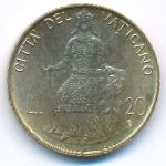 Ватикан, 20 лир (1979 г.)