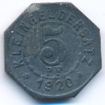 Мергентхайм., 5 пфеннигов (1920 г.)