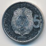 Zambia, 5 квача, 