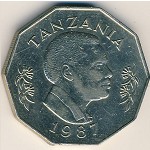 Танзания, 5 шиллингов (1987–1989 г.)