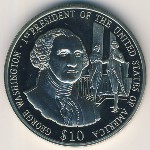 Liberia, 10 dollars, 2003