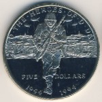 Маршалловы острова, 5 долларов (1994 г.)