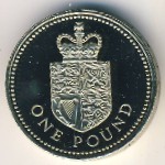 Great Britain, 1 pound, 1988