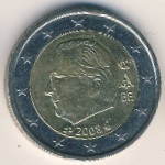 Belgium, 2 euro, 2008–2013