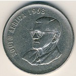 South Africa, 50 cents, 1968
