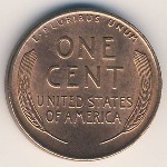 США, 1 цент (1944–1958 г.)